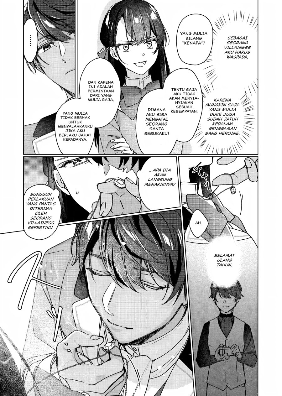 I’ll Become a Villainess That Will Go Down in History (Rekishi Ni Nokoru Akujo Ni Naru Zo: Akuyaku Reijou Ni Naru Hodo Ouji No Dekiai Wa Kasoku Suru You Desu!) chapter 9
