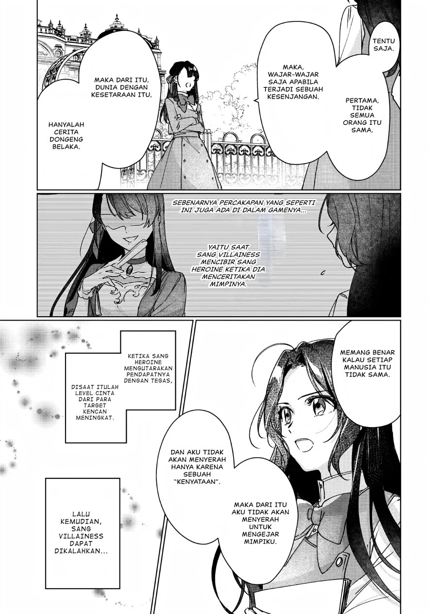 I’ll Become a Villainess That Will Go Down in History (Rekishi Ni Nokoru Akujo Ni Naru Zo: Akuyaku Reijou Ni Naru Hodo Ouji No Dekiai Wa Kasoku Suru You Desu!) chapter 9