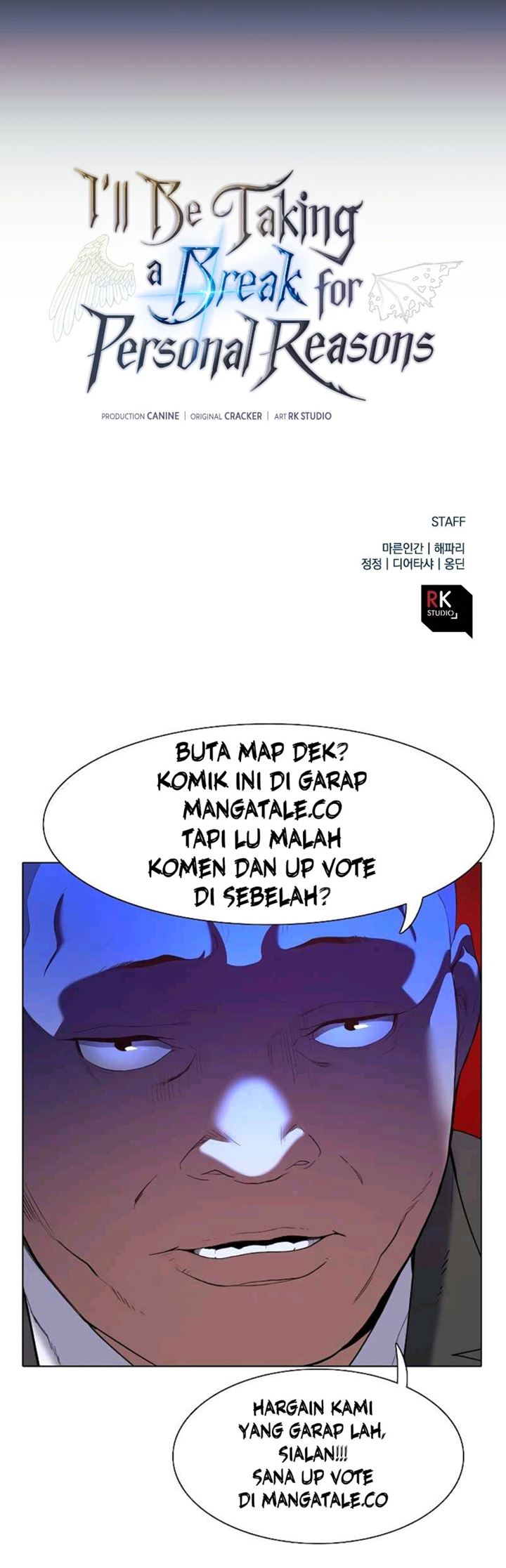 I’ll be Taking a Break for Personal Reasons Chapter 29 Bahasa Indonesia