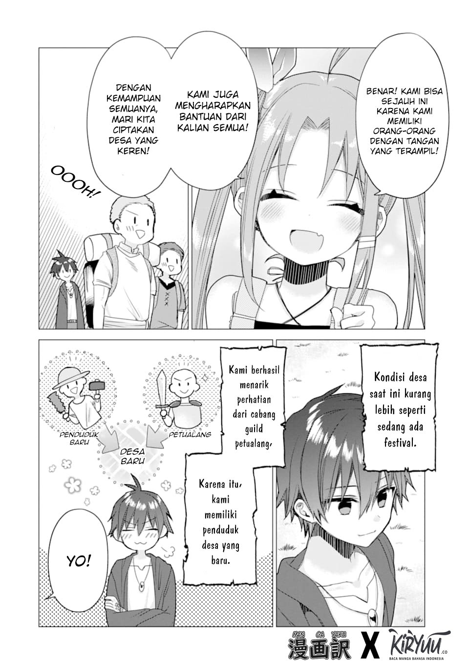 I was fired as an Adventurer, so I became an Alchemist!~ Frontier development? Alright, leave it to me! Chapter 08 Bahasa Indonesia
