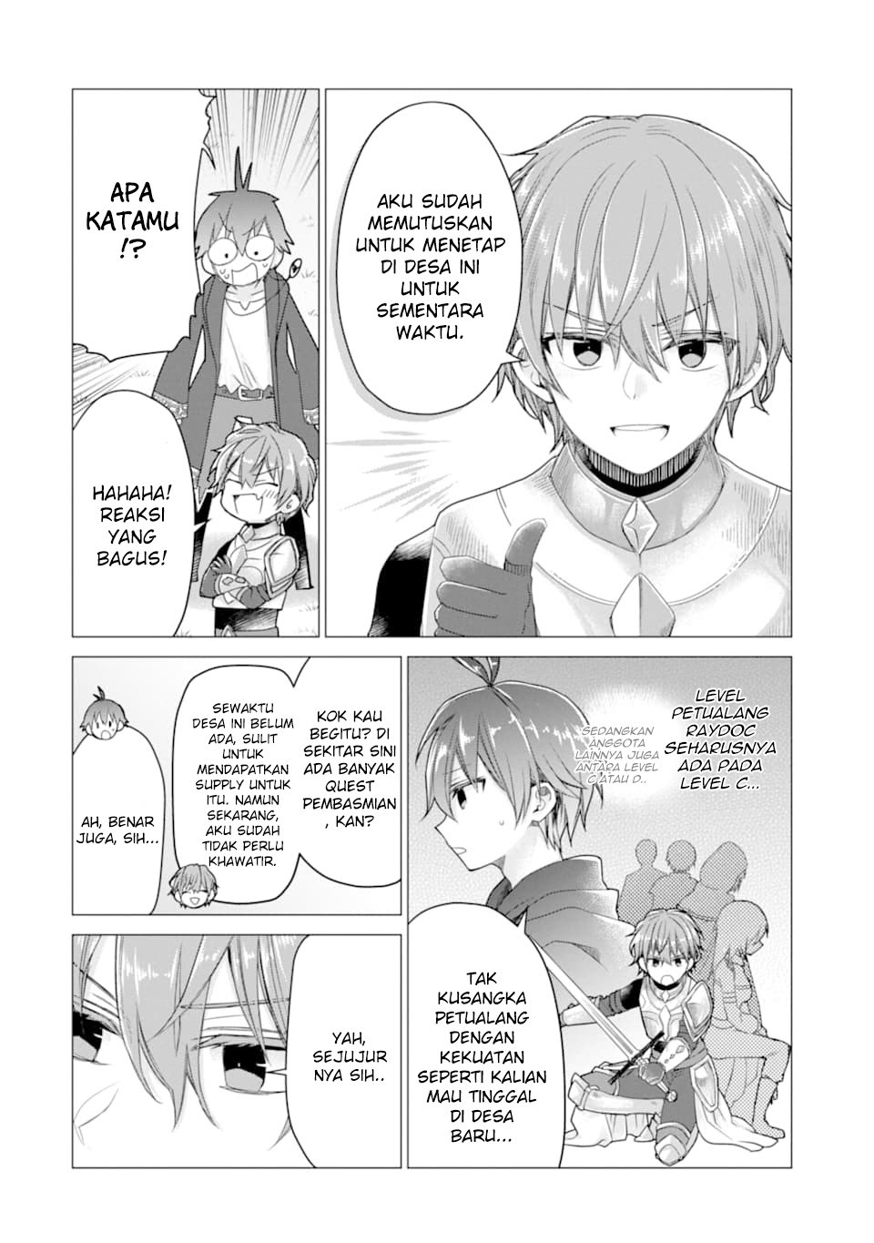 I was fired as an Adventurer, so I became an Alchemist!~ Frontier development? Alright, leave it to me! Chapter 08 Bahasa Indonesia