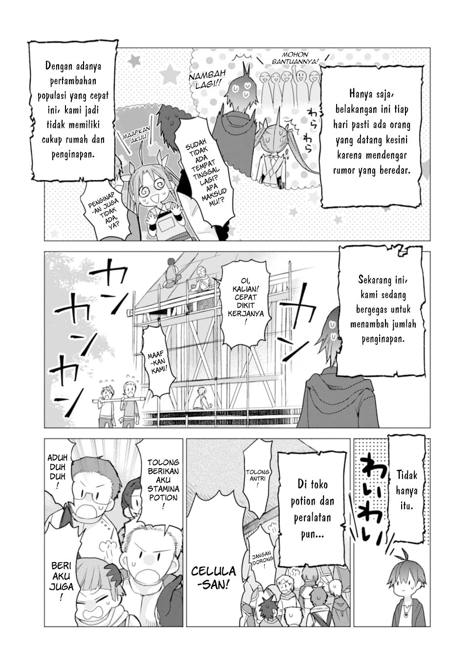 I was fired as an Adventurer, so I became an Alchemist!~ Frontier development? Alright, leave it to me! Chapter 08 Bahasa Indonesia