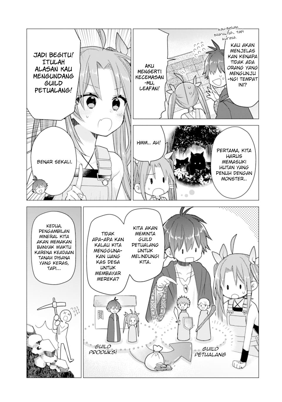 I was fired as an Adventurer, so I became an Alchemist!~ Frontier development? Alright, leave it to me! Chapter 08 Bahasa Indonesia