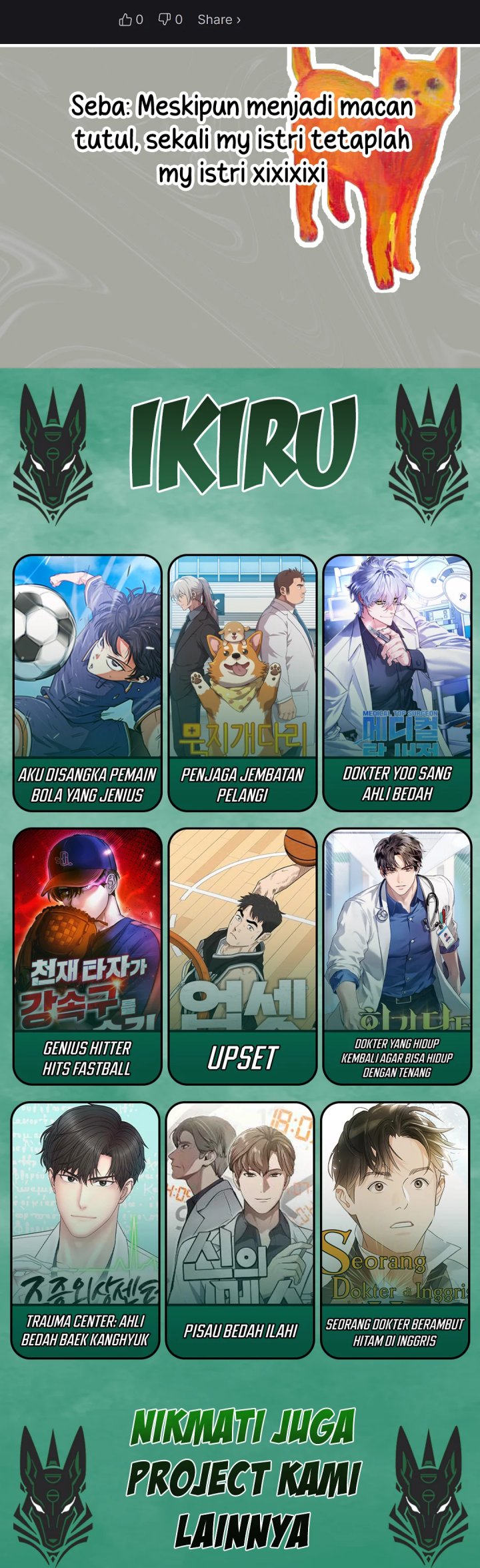 I Am With the Music Immortals Chapter 95 Bahasa Indonesia