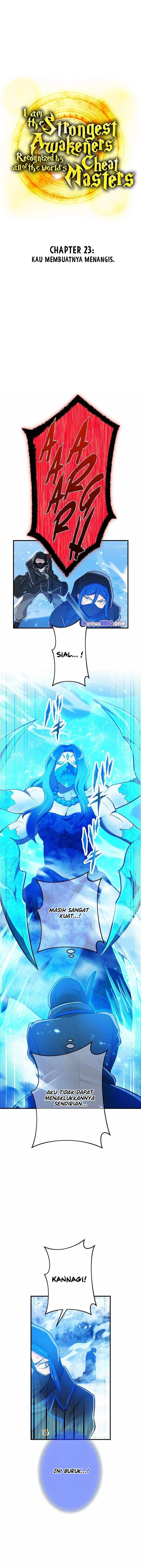 I Am the Strongest Awakeners, Recognized by All of the World’s Cheat Masters Chapter 23 Bahasa Indonesia
