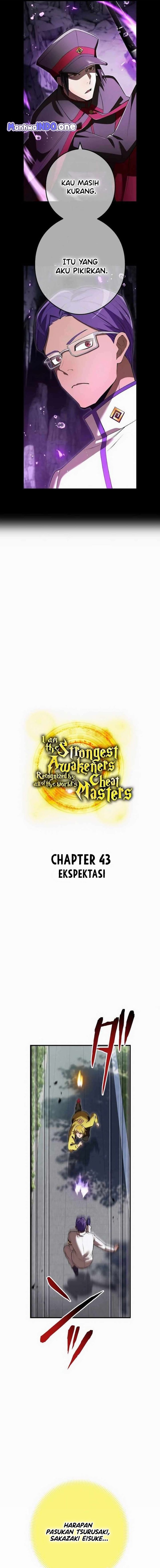I Am the Strongest Awakeners, Recognized by All of the World’s Cheat Masters Chapter 43 Bahasa Indonesia