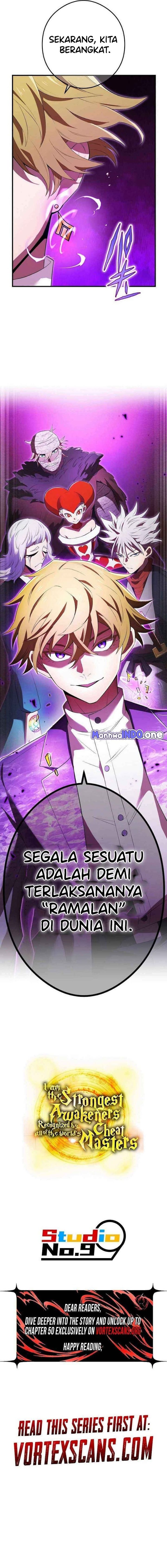 I Am the Strongest Awakeners, Recognized by All of the World’s Cheat Masters Chapter 43 Bahasa Indonesia