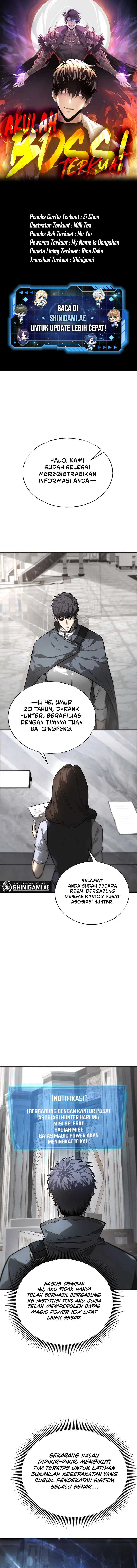 I Am the Strongest BOSS Chapter 19 Bahasa Indonesia
