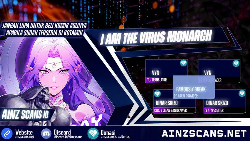 I Am the Virus Monarch Chapter 54 Bahasa Indonesia