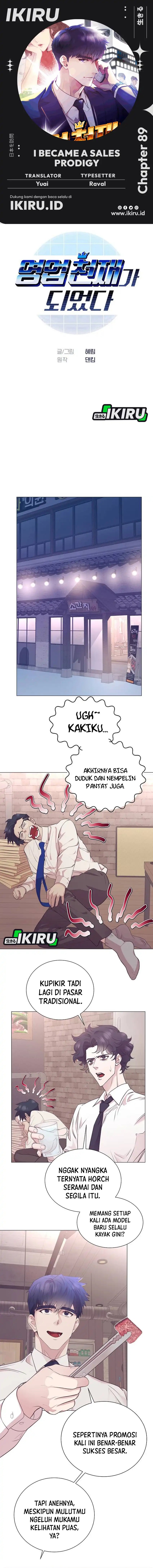 I Became a Sales Prodigy Chapter 89 Bahasa Indonesia