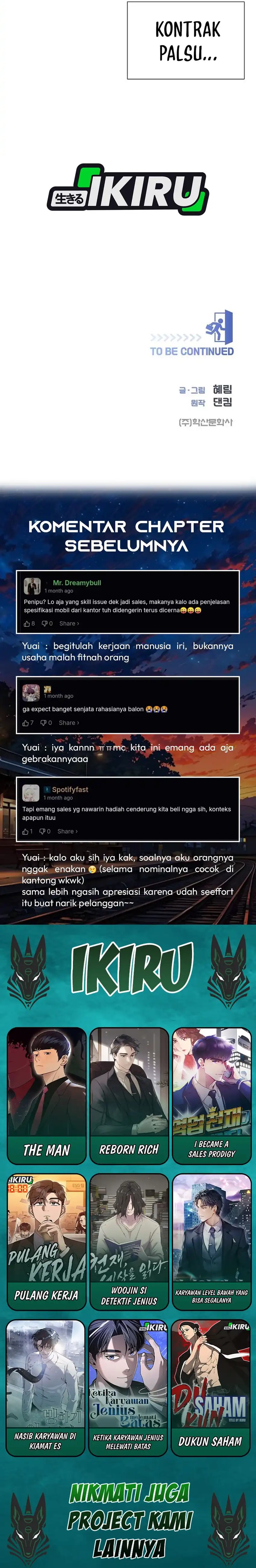 I Became a Sales Prodigy Chapter 89 Bahasa Indonesia