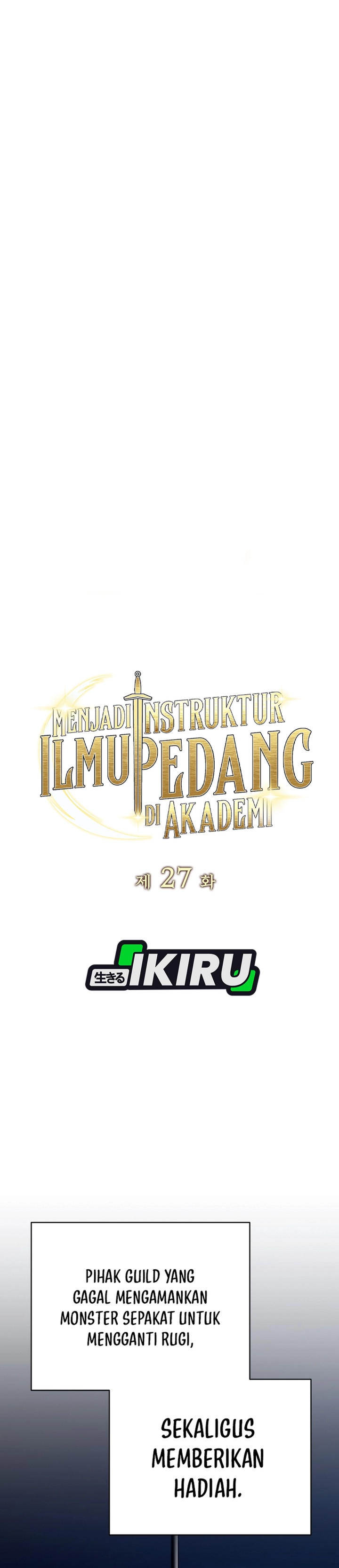 I Became a Swordsmanship Instructor at the Academy chapter 27