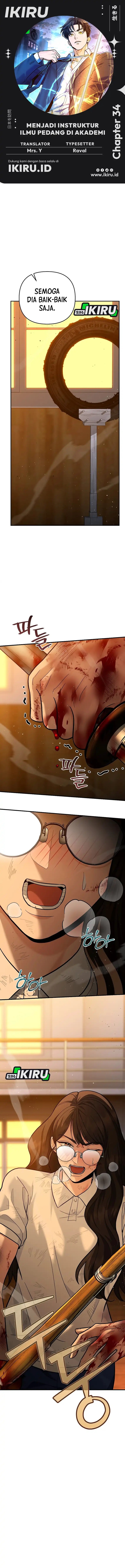 I Became a Swordsmanship Instructor at the Academy Chapter 34 Bahasa Indonesia