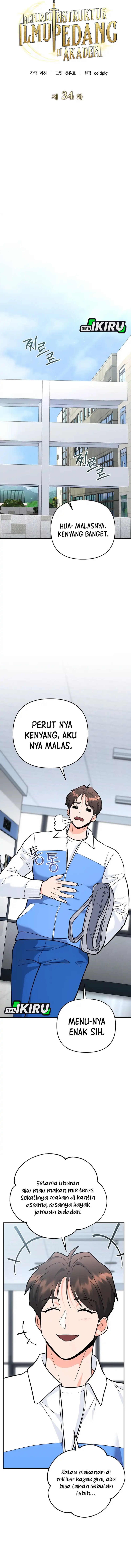 I Became a Swordsmanship Instructor at the Academy Chapter 34 Bahasa Indonesia