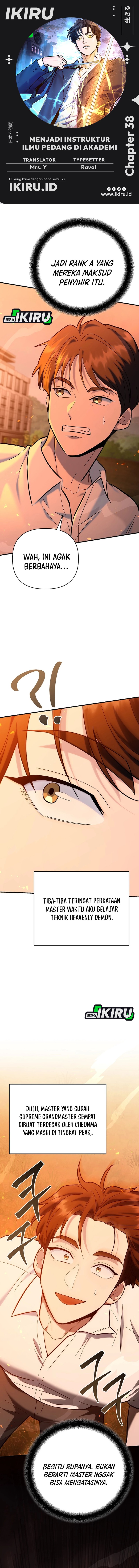 I Became a Swordsmanship Instructor at the Academy Chapter 38 Bahasa Indonesia