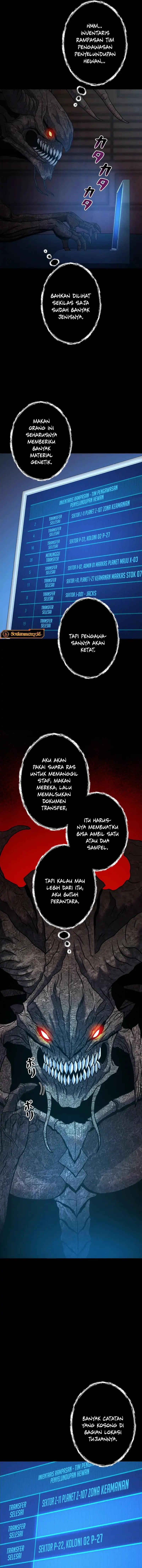 I Became an Evolving Space Monster Chapter 34 Bahasa Indonesia