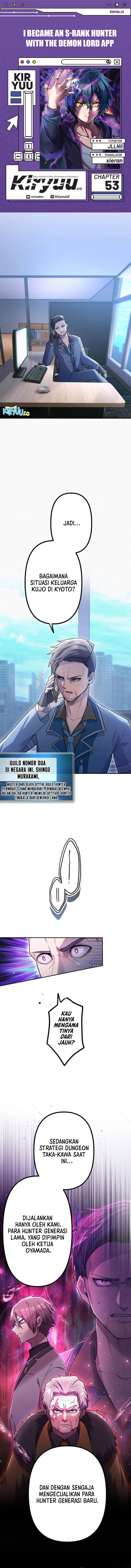 I Became an S-Rank Hunter With the Demon Lord App Chapter 53 Bahasa Indonesia