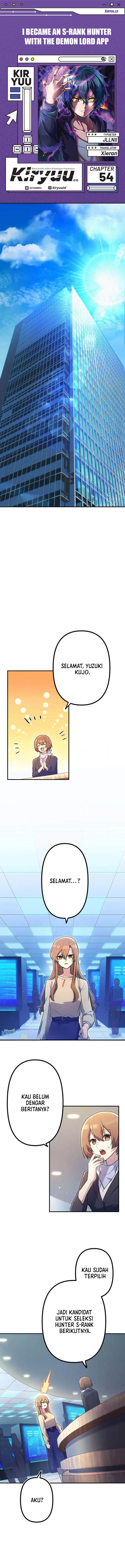 I Became an S-Rank Hunter With the Demon Lord App Chapter 54 Bahasa Indonesia