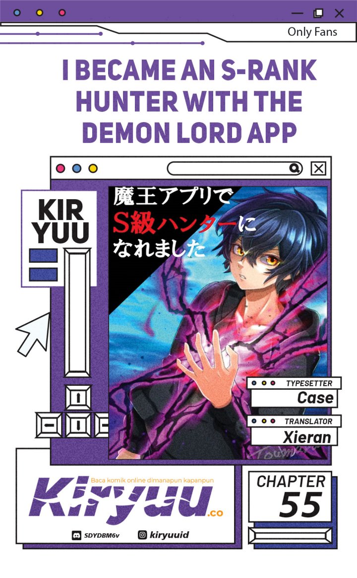 I Became an S-Rank Hunter With the Demon Lord App Chapter 55 Bahasa Indonesia