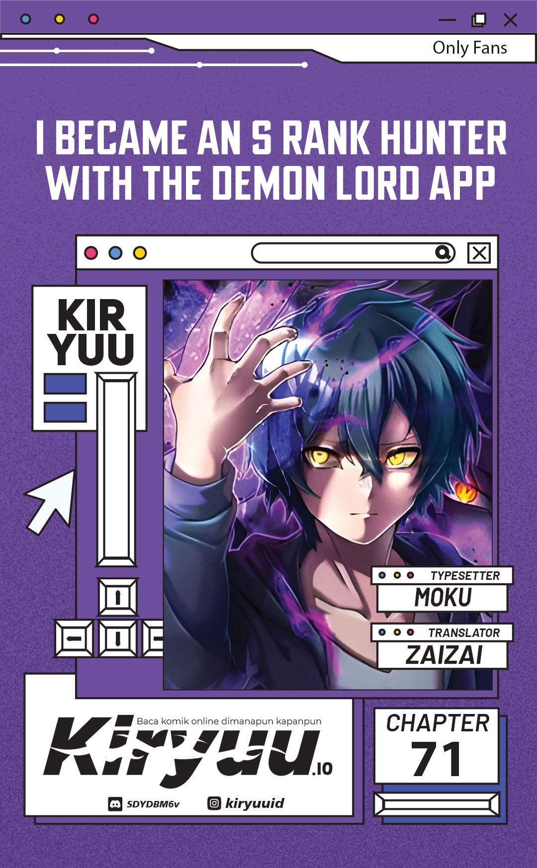 I Became an S-Rank Hunter With the Demon Lord App Chapter 71 Bahasa Indonesia