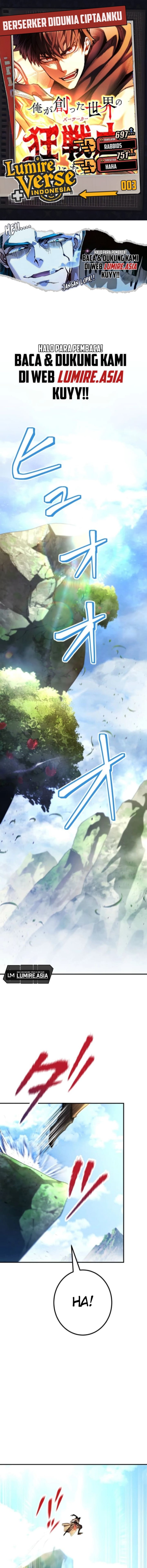 I Became the Berserker of the World I Created Chapter 03 Bahasa Indonesia
