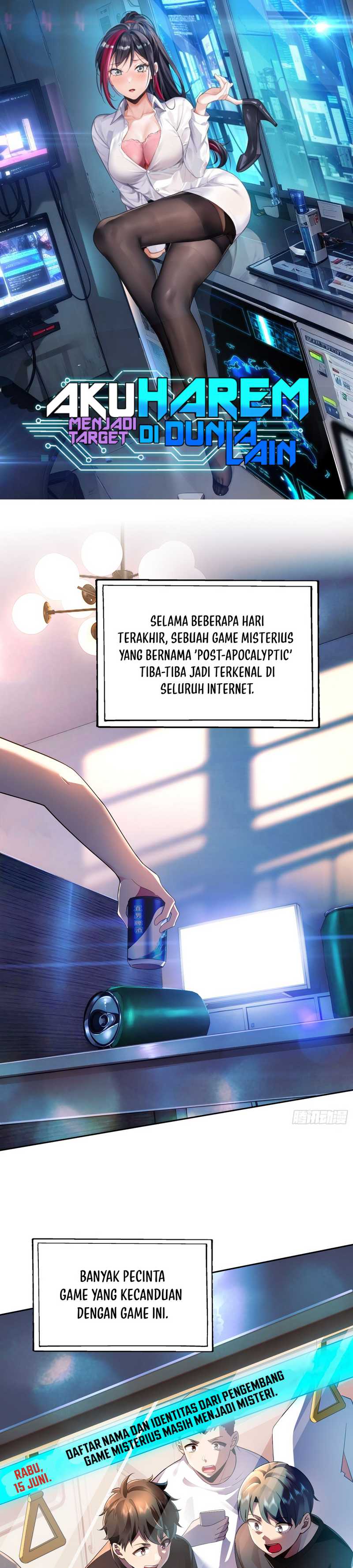 I Became the Target of the Harem in Another World Chapter 01 Bahasa Indonesia