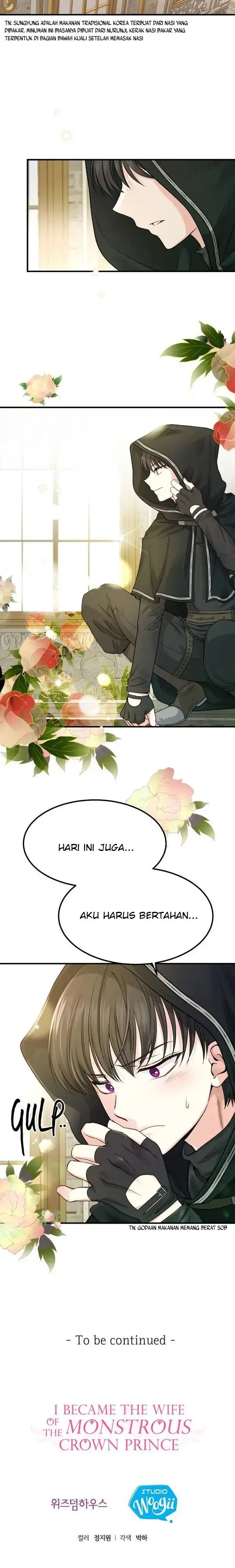 I Became the Wife of the Monstrous Crown Prince Chapter 16 Bahasa Indonesia