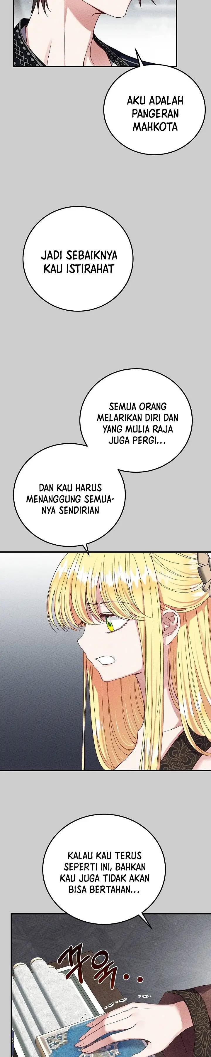 I Became the Wife of the Monstrous Crown Prince Chapter 65 Bahasa Indonesia
