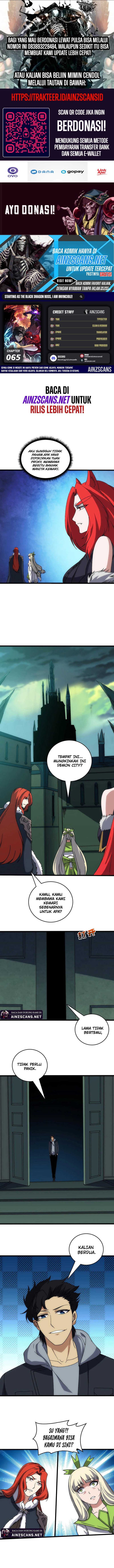 I Become Invincible Black Dragon Boss At The Start Chapter 65 Bahasa Indonesia
