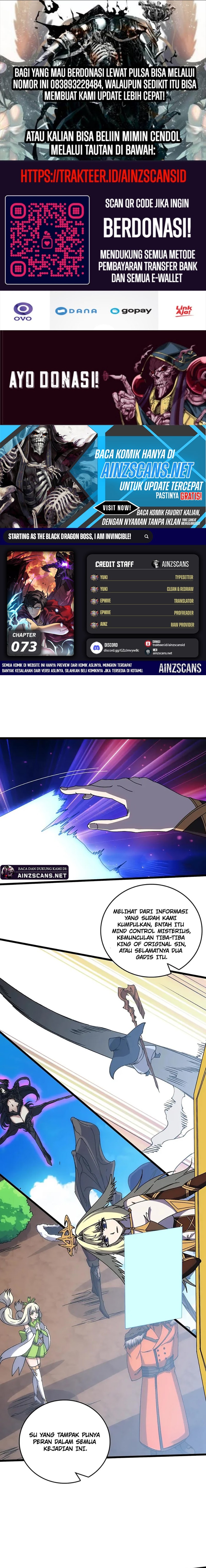 I Become Invincible Black Dragon Boss At The Start Chapter 73 Bahasa Indonesia