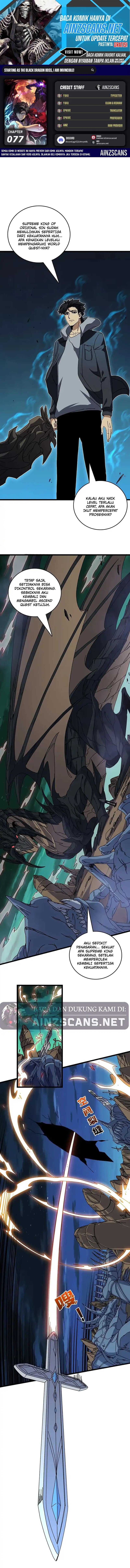 I Become Invincible Black Dragon Boss At The Start Chapter 77 Bahasa Indonesia