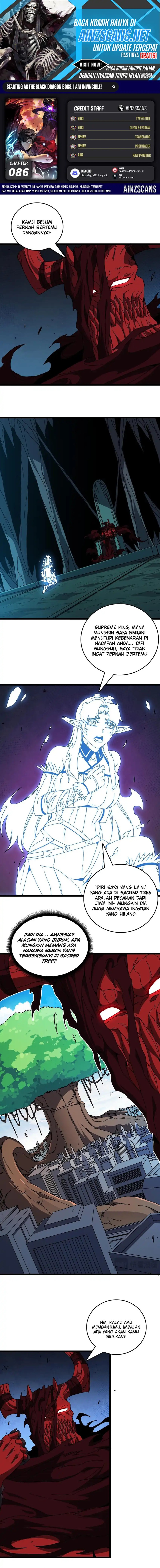 I Become Invincible Black Dragon Boss At The Start Chapter 86 Bahasa Indonesia