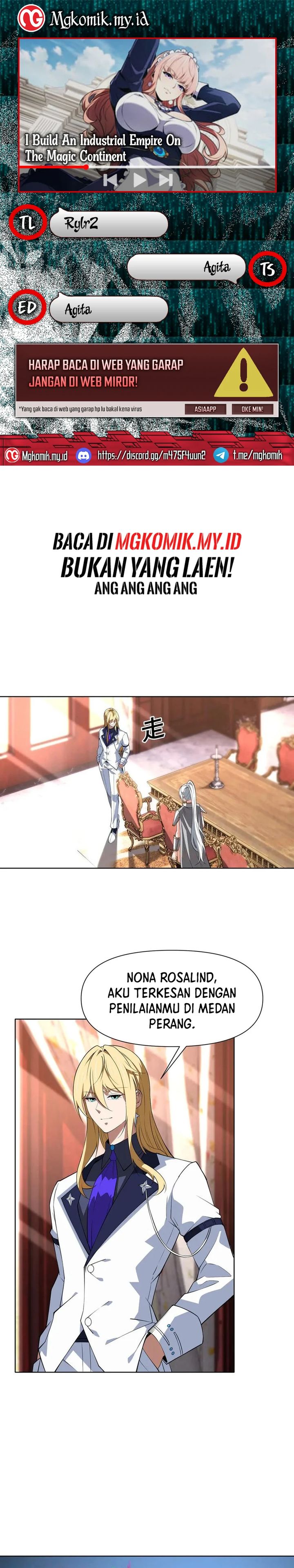 I Build an Industrial Empire on the Magic Continent Chapter 30 Bahasa Indonesia