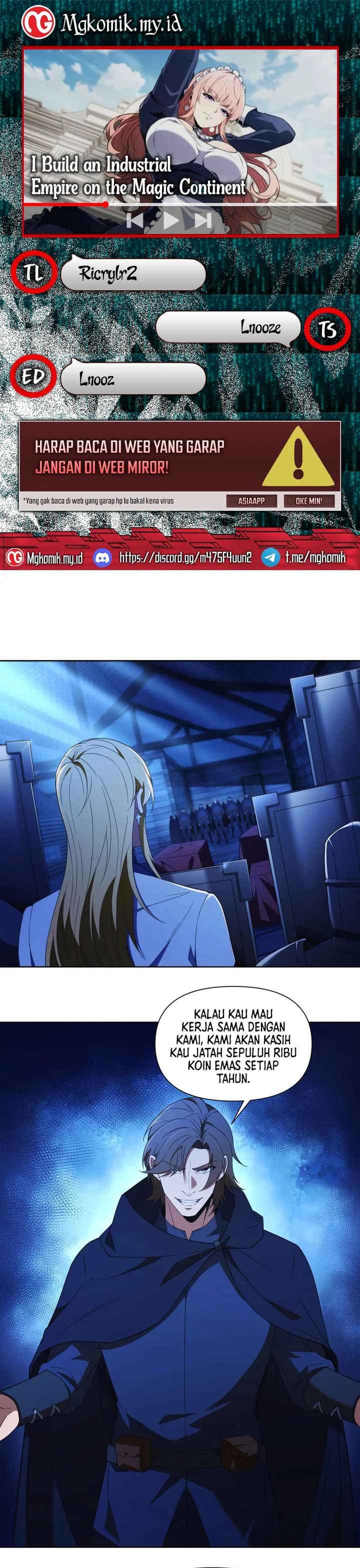 I Build an Industrial Empire on the Magic Continent Chapter 43 Bahasa Indonesia