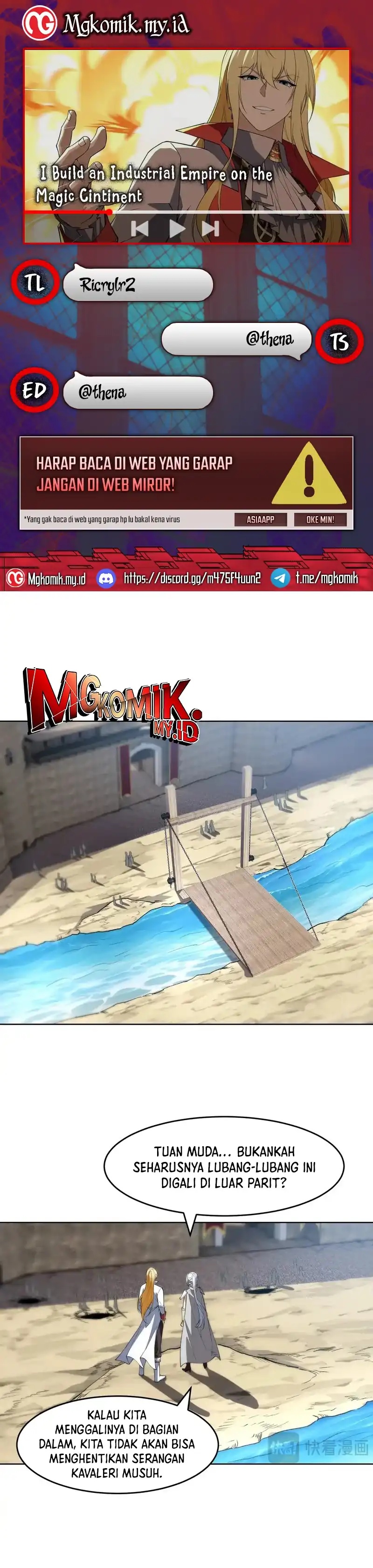 I Build an Industrial Empire on the Magic Continent Chapter 57 Bahasa Indonesia