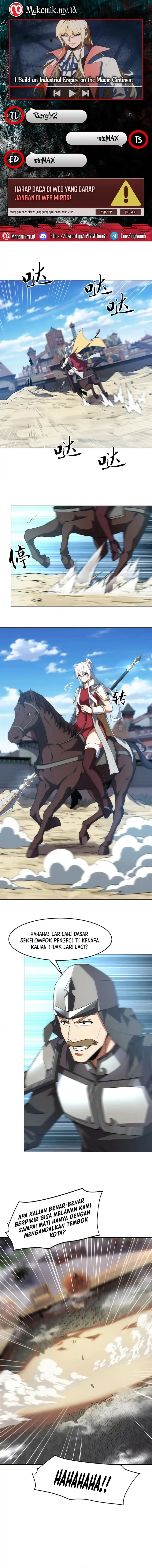 I Build an Industrial Empire on the Magic Continent Chapter 63 Bahasa Indonesia