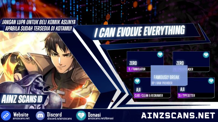 I Can Evolve Everything Chapter 01 Bahasa Indonesia