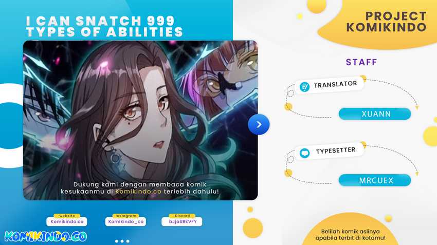 I Can Snatch 999 Types of Abilities Chapter 157 Bahasa Indonesia