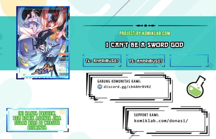 I Can’t Be a Sword God Chapter 12 Bahasa Indonesia