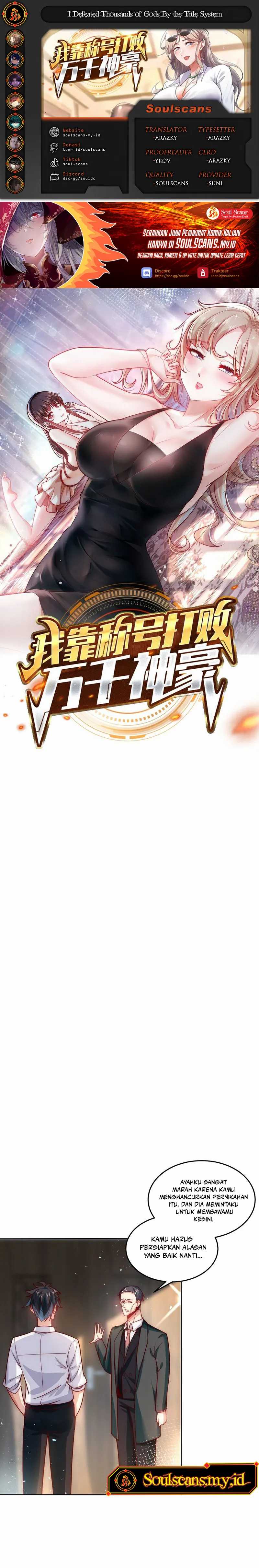 I Defeat Countless Tycoons With My Title System Chapter 58 Bahasa Indonesia