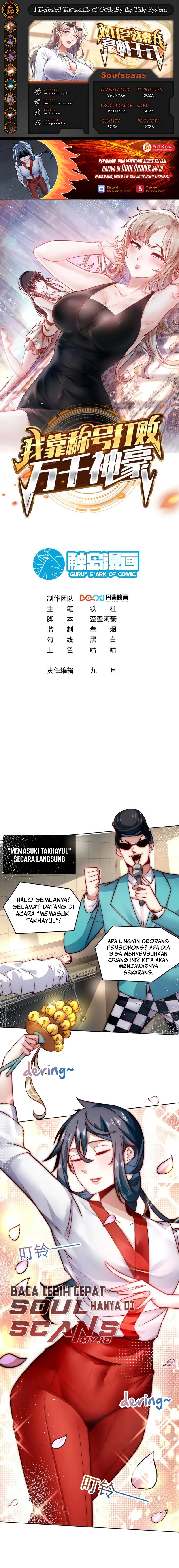 I Defeat Countless Tycoons With My Title System Chapter 61 Bahasa Indonesia