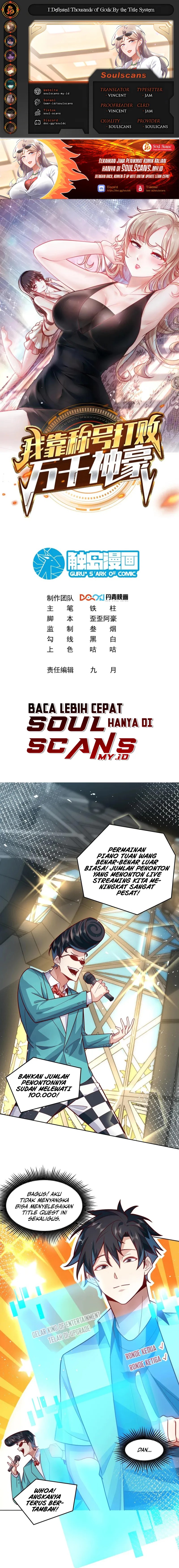 I Defeat Countless Tycoons With My Title System Chapter 63 Bahasa Indonesia