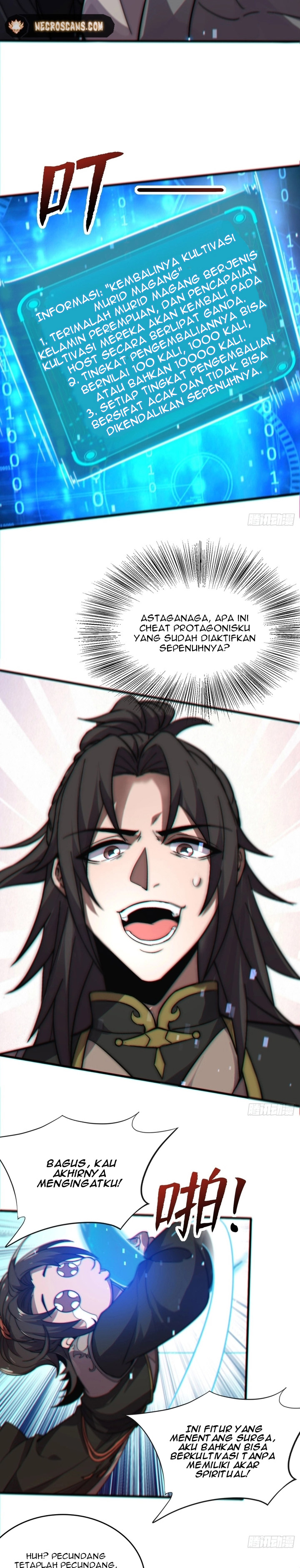 I Get Stronger Just by Lying Down While My Apprentice Cultivates chapter 1
