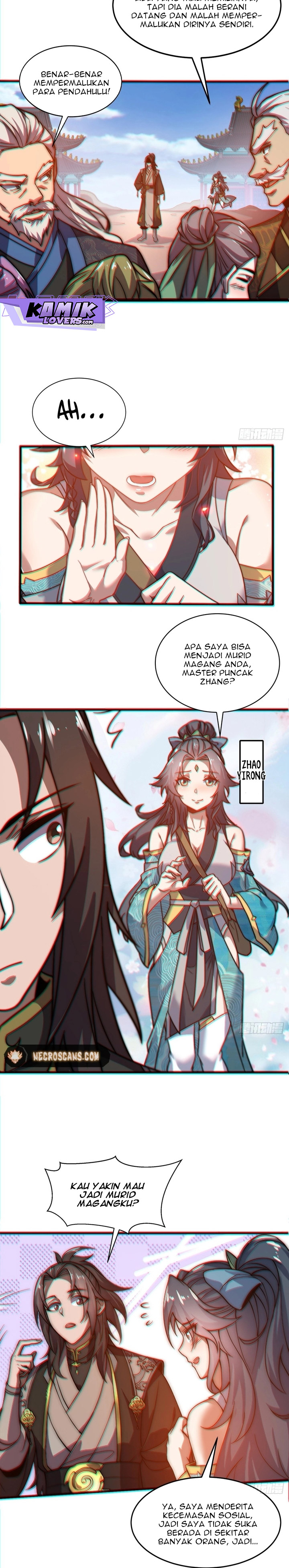 I Get Stronger Just by Lying Down While My Apprentice Cultivates chapter 1