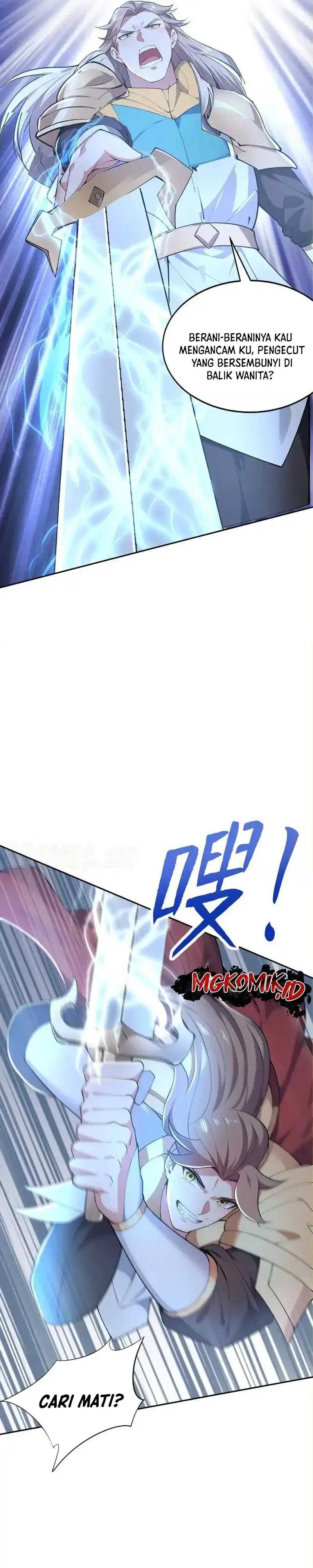 I Get Stronger Just by Lying Down While My Apprentice Cultivates Chapter 24 Bahasa Indonesia