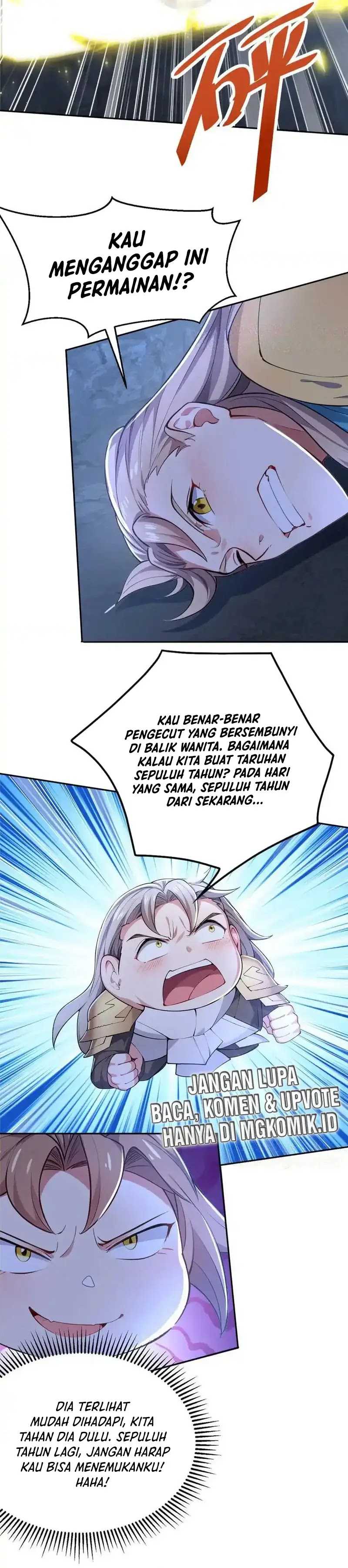 I Get Stronger Just by Lying Down While My Apprentice Cultivates Chapter 24 Bahasa Indonesia