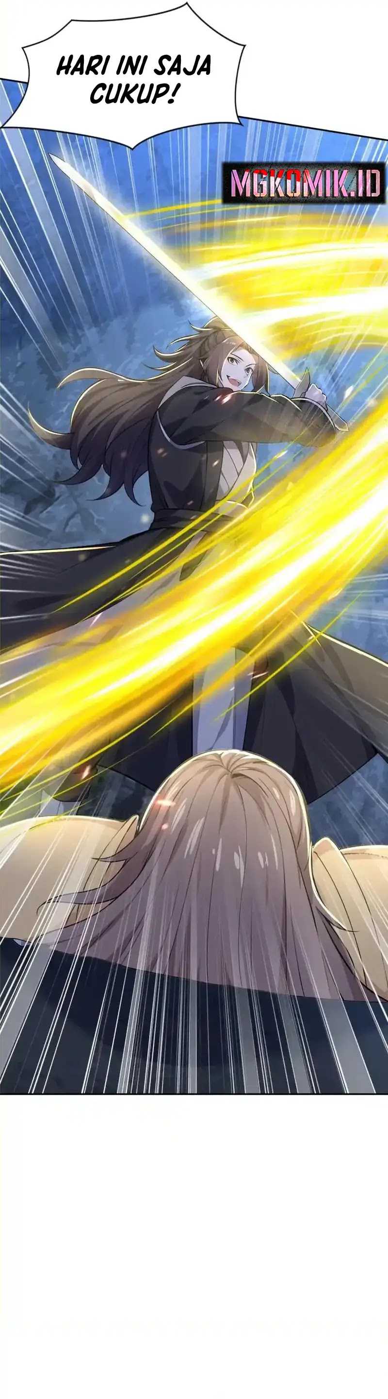 I Get Stronger Just by Lying Down While My Apprentice Cultivates Chapter 24 Bahasa Indonesia