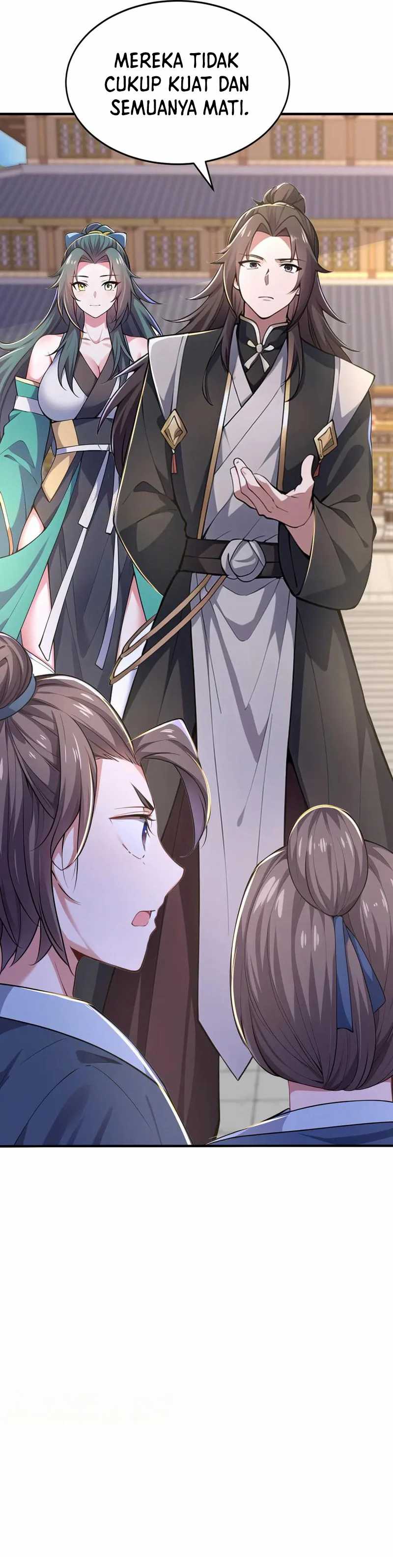 I Get Stronger Just by Lying Down While My Apprentice Cultivates Chapter 40 Bahasa Indonesia