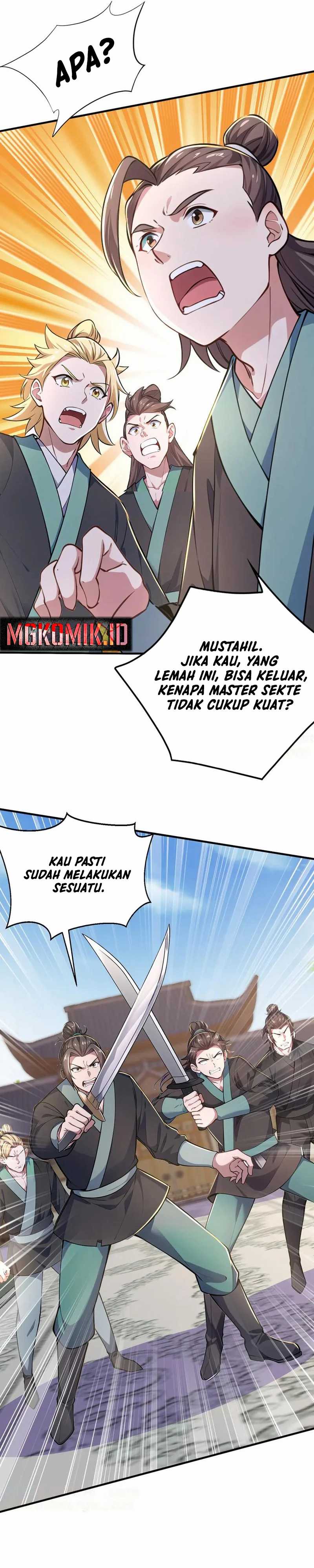 I Get Stronger Just by Lying Down While My Apprentice Cultivates Chapter 40 Bahasa Indonesia