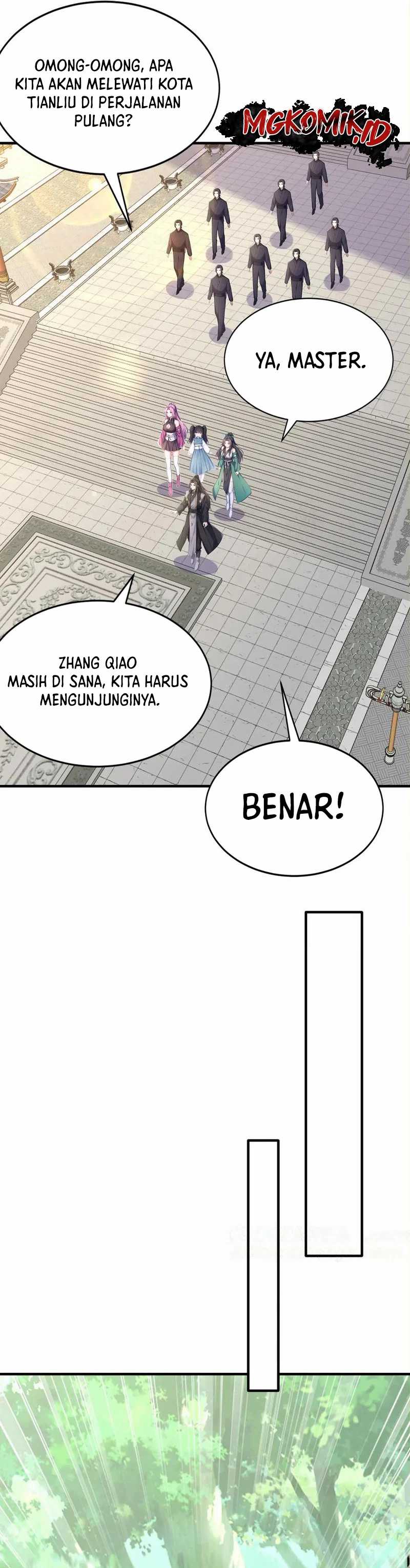 I Get Stronger Just by Lying Down While My Apprentice Cultivates Chapter 40 Bahasa Indonesia